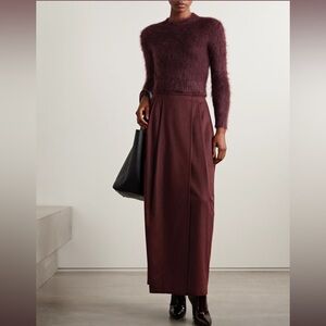 Neiman Marcus Marled Burgundy Sweater - NWOT, size XS